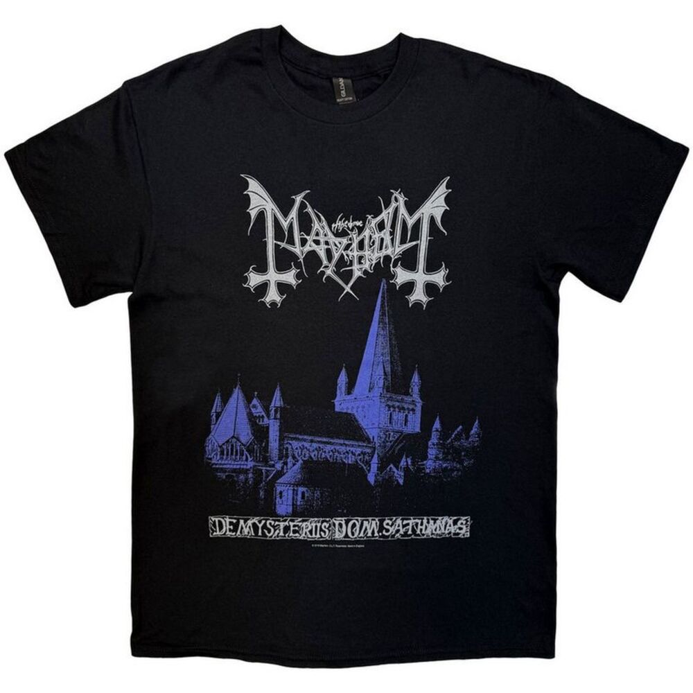 Mayhem Unisex Adult De Mysteriis Dom Sathanas T-Shirt / Black